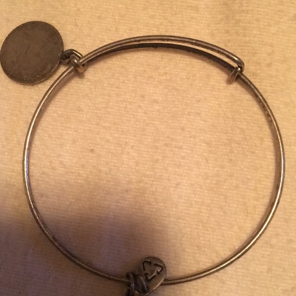 Alex and Ani Silver Charm Bangle - Picture 3 of 3